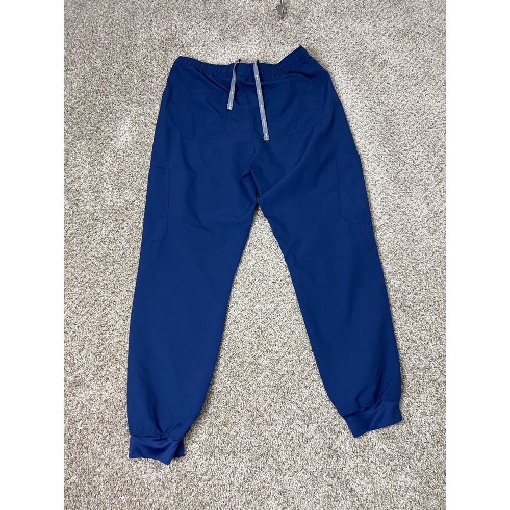 Maevn Evolve Women Navy Blue Jogger Scrub Pants Size MD Cargo Pockets Drawstring